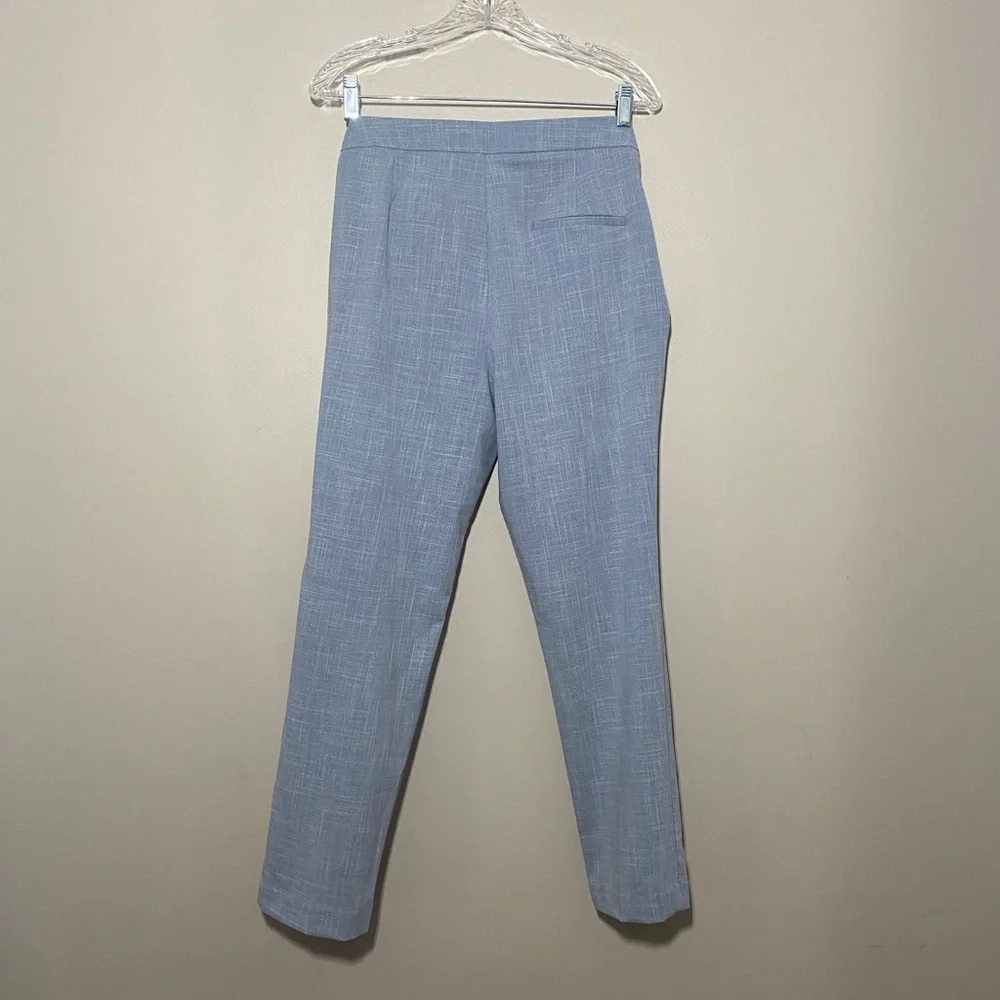 NWT Zara Ankle gray formal nylon pants size large